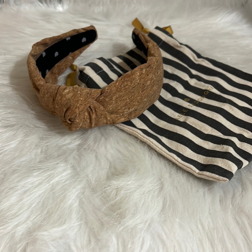 New without tag Lele Sadoughi wine cork headband